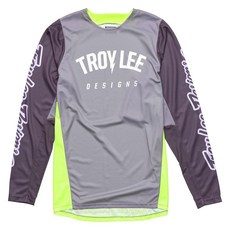 Troy Lee Designs GP Pro Youth Moto Jersey Wavez 표백 아쿠아