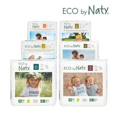 [Eco by Naty] 네띠 친환경 기저귀 밴드/팬티 모음전, 밴드형 2단계 33매입 x 4팩