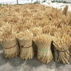짚 제작 봉 농가 수숫대 핸드메이드 예술품 원단 키로 치다 낚시 부표 재료, 수수 수숫대 100뿌리