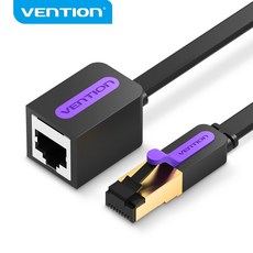 Vention 이더넷 연장 케이블 Cat7 남성 여성 RJ45 네트워크 Extender 어댑터 컴퓨터 라우터 노트북 Lan 이더넷 케이블|vention rj45|cat 7cab, 단일, 8m, 1개