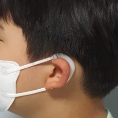귀 안아픈 마스크 줄 보호 캡 흰색 튜브 말랑한 편한