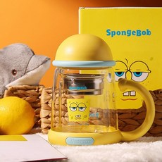 스폰지밥유리머그