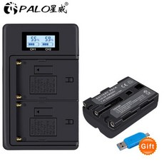 PALO NPFM500H NP FM500H NPFM500H 카메라 배터리 2000mAh 소니 A57 A58 A65 A77 A99 A550 A560 A580 배터리 l10, 5.1pcs and charger - 소니a550