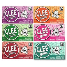Glee Gum 글리껌 6가지맛 버라이어티 팩 각 16개입 12팩
