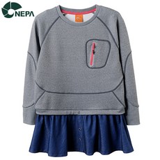 NEPA 네파키즈 여아용 도로시 원피스 멜란지그레이 KC62881