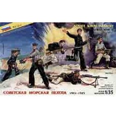 즈베즈다 1/35 Naval 피규 Infantry 현대 보병 WWII, 기본 0a66