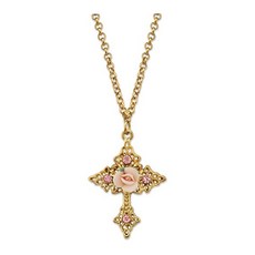 도자기십자가장미