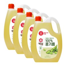 백설 콩기름, 4개, 3.6L