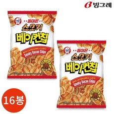 기타 빙그레 돌아온 스모키 베이컨칩 70g, 1개