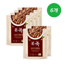 본죽 본 쇠고기 미니 장조림, 170g, 6개