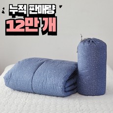 캠핑 꿀잠 이불 싱글 1개 네이비 상품 이미지