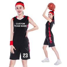 여자 배구팀 유니폼 남자 배구 클래식 프린팅 제작 스포츠 훈련 셔츠 저지 세트, L, 검은색