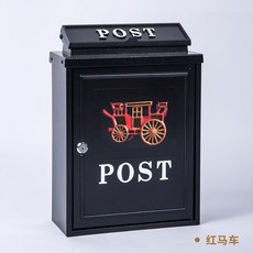 우체통 별장 우편함 실외 방수 벽걸이 포함자물쇠 빅사이즈 의견 상자창의적인 복고, T03-자동차