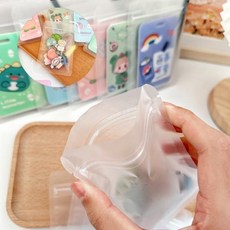 소분튜브팩 100x150mm 소분팩 튜브백 소분백 화장품 다회용지퍼백, 1개