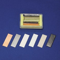 (JLS) 실험용 금속판 세트 A형 6종 (구리 철 알루미늄 아연 니켈 각5매 총30매입) 이온화경향실험 간이전극