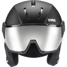 우벡스 스노우보드 스키 헬멧 2324 UVEX INSTINCT VISOR Black Matt Litemirror Silver