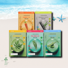 브링그린 프레시 마스크 20g 10매입 5종 택1