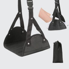 기내발받침 비행기 발걸이 발해먹 비행 발걸이, 1개, 옐로
