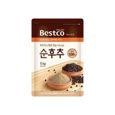 베스트코 순후추 1kg (흑후추분말 100%), 1개