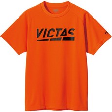 VICTAS 빅타스 남녀공용 배드민턴 반소매 플레이 로고 티플레이 T셔츠 632101-2000
