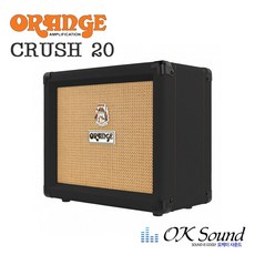 ORANGE CRUSH 20 오렌지 블랙 색상선택가능 기타앰프 콤보앰프 20W 연습용앰프 악기앰프, CRUSH 20 블랙