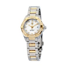 243690 / Tag Heuer Aquaracer Quartz Movement MOP Dial Ladies Watch WAY1453.BD0922