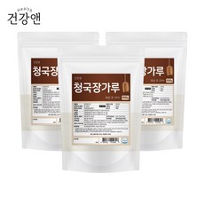 청국장 가루 국산 콩 100% 건강앤, 3개, 500g