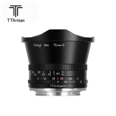 티티아티산 TTArtisan 7.5mm F2 광각 어안 카메라 렌즈, 후지 X 마운트