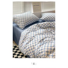 매트리스커버체크보드