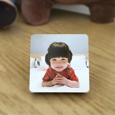 구름두리 차량용 나무액자 송풍구 클립형 휴대폰사진인화 6cm (SSCL) 액자