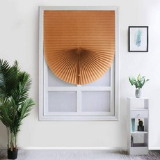셀프 거실 개 접착 윈도우 1 하프 부직포 커튼 욕실 발코니 접이식 블라인드, 60x150cm, E