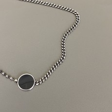 실버오닉스목걸이