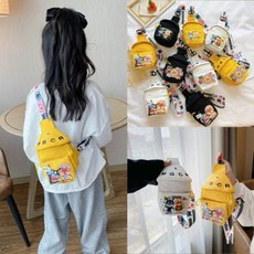 어린이 가방 유아 키즈 백팩 슬링백 아동 초등 여아 귀여운 캐릭터 캔버스백 브라백 바이커백 베이비파우치드백