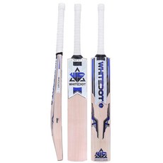 Whitedot 31 Blue English Willow Cricket Bat - 1160-1200 Gram Balanced Size Short Handle Blue-31-SH 4