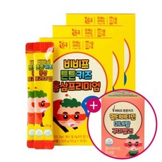 일화 비비프 튼튼키즈 홍삼프리미엄 어린이홍삼 + 구미젤리1박스 증정, 90개, 10g