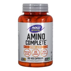 NOW Sports Nutrition Amino Complete Protein Blen, 상세설명참조