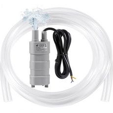 DIANN 2pcs DC 24V 잠수식 물펌프 840LH 고유량 펌프 마이크로 모터 수족관 수조분수용, With Tubing
