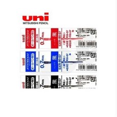 SCW17F382 다색리필심 10개 볼펜 유니 유성 07mm 멀티 시그노 제트스트림 유성펜 펜/펜리필, 소상공유통 파랑(10개입)