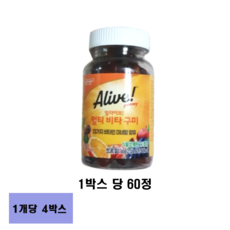 얼라이브 멀티 비타 구미, 60정, 12개