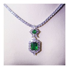 네잎클로버귀걸이목걸이세트14k