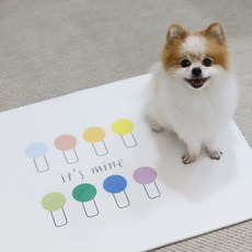 신라 요미요미 꾸르잠 러그 미끄럼방지 생활방수 사각 원형 사계절 극세사 카페트 워셔블 논슬립 강아지 고양이 유아용 키즈 매트, 1개, 마인 (mine)