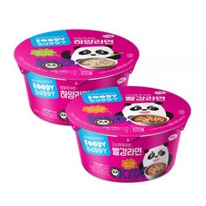 [푸디버디] 빨강라면/하양라면 컵 3개 (선택), 빨강라면3개