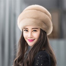 방한 털 귀마개 여자 모자 2022 겨울 담비 러시아 모자 여자 머리띠 야외 겨울 모자 스키 모자 단열
