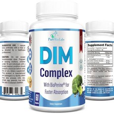 YUMMYVITE 딤 디인돌릴메탄 150mg 브로콜리 칼슘 D글루카레이트 바이오페린 호르몬 균형 에스트로겐 60캡슐, 1개, 60정