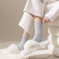 [셀러허브 여성] 수면양말 수족내증 겨울양말 무지 울 양말 따뜻한