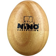 니노 타악기 NINO563 달걀 셰이커 나무 녹색 M