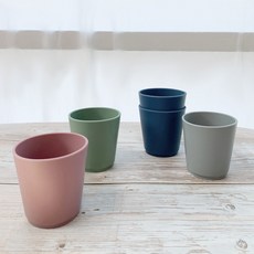 SILIYA 실리콘 컵 2P SET, 다크블루, 2개
