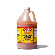 Organic Raw Apple Cider Vinegar Unfiltered Bragg 1 Gal (128oz) Liquid, 128ml, 1개