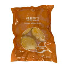 냉동 망고 (하프컷) 500g, 1개