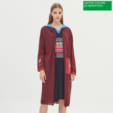 베네통 베네통 스트링 자카드 니트 가디건 BAKC07041_WI